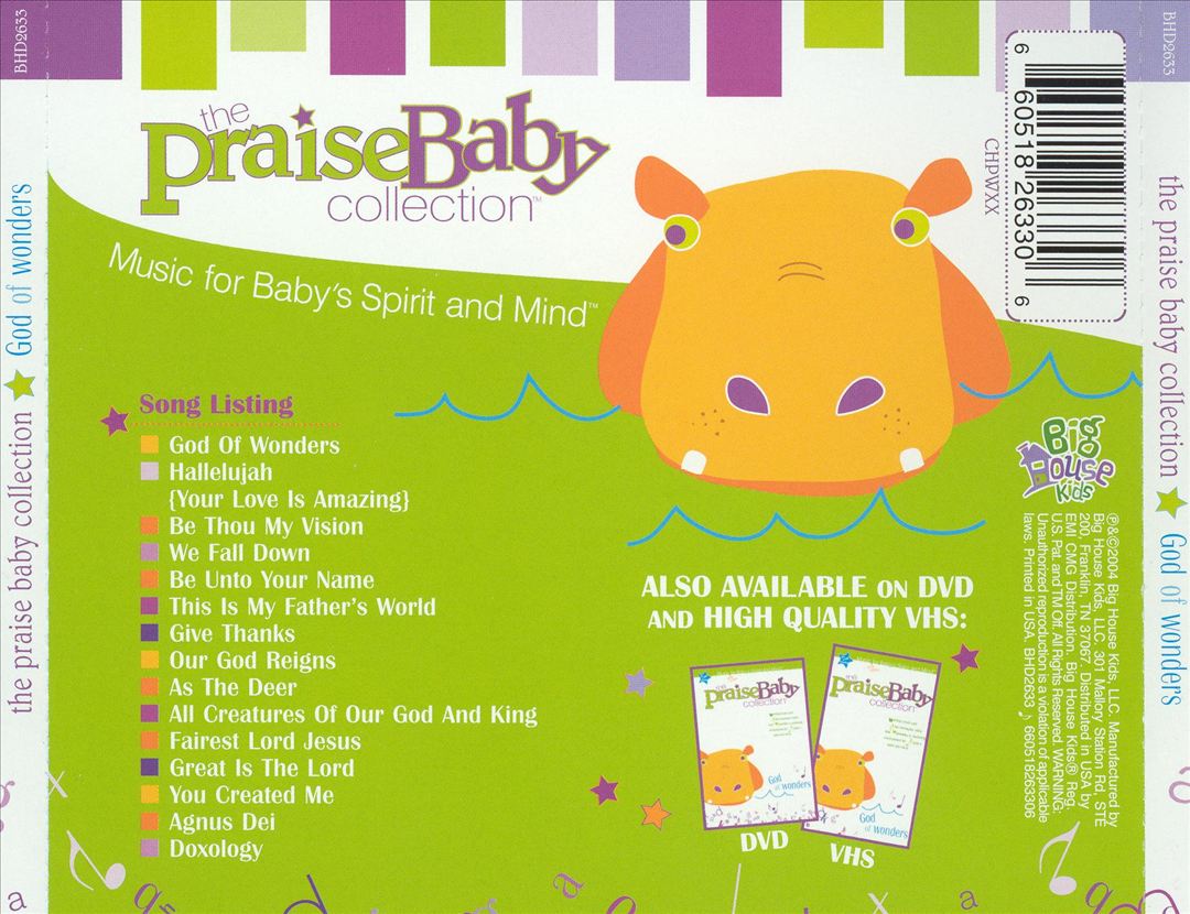 Praise Baby Collection: God of Wonders cover art