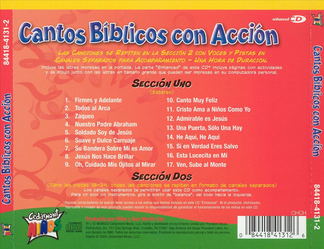 Cantos Bíblicos con Acción cover art