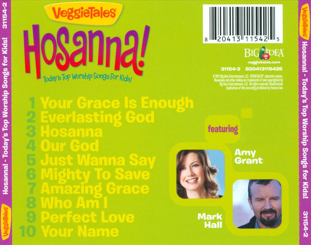 Hosanna! Today's Top Worship Songs for Kids cover art