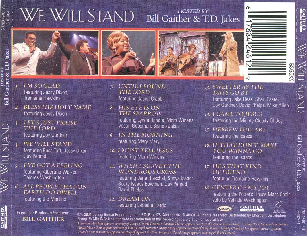 We Will Stand cover art