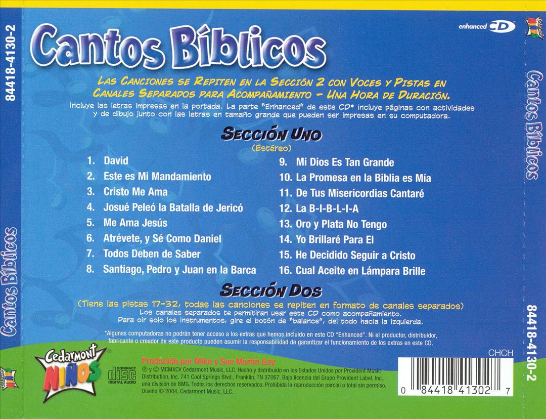 Cantos Bíblicos cover art