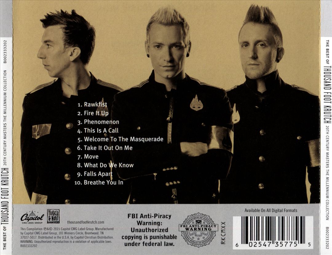 20th Century Masters:The Millennium Collection: The Best of Thousand Foot Krutch cover art