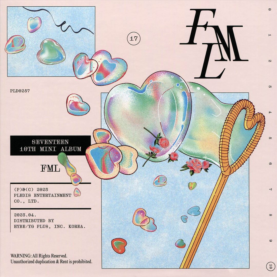 SEVENTEEN 10th Mini Album 'FML' [CARAT Ver.] cover art